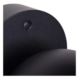 FINN āra sienas lampa LED 1 × 12 W 3000K melna (Lucide)