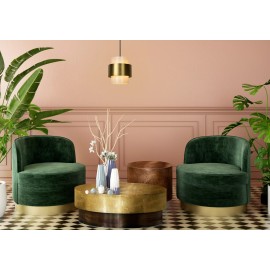 FIRMIN piekaramā lampa Ø20 cm E27 matēta zelta / misiņa (Lucide)