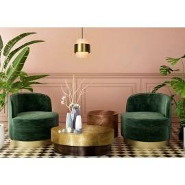 FIRMIN piekaramā lampa Ø20 cm E27 matēta zelta / misiņa (Lucide)