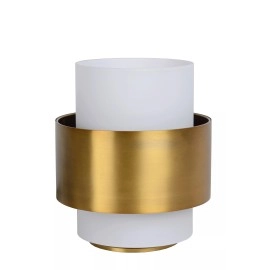 FIRMIN galda lampa Ø20 cm E27 matēta zelta / misiņa (Lucide)