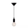 FIX piekaramā lampa Ø10 cm E27 melna (Lucide)