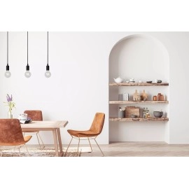 FIX piekaramā lampa 3xE27 melna (Lucide)