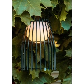 FJARA uzlādējama āra LED galda lampa 0,3 W 3000 K melna (Lucide)