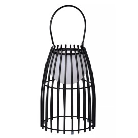 FJARA uzlādējama āra LED galda lampa 0,3 W 3000 K melna (Lucide)