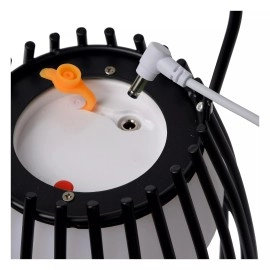 FJARA uzlādējama āra LED galda lampa 0,3 W 3000 K melna (Lucide)
