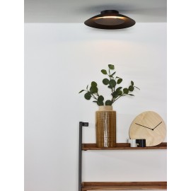 FOSKAL griestu lampa Ø34,5 cm LED 1x12W 2700K melna (Lucide)