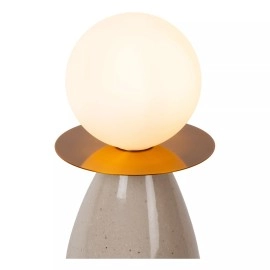 Galda lampa FIGARO Ø12 cm 1xG9 10W pelēka (Lucide)