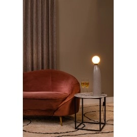 Galda lampa FIGARO Ø12 cm 1xG9 10W pelēka (Lucide)