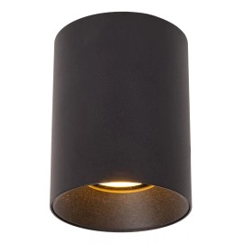 GERTI griestu spot gaismeklis Ø8 cm 1xGU10 40 W melna (Lucide)