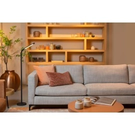 GILLY uzlādējama LED stāvlampa lasīšanai 6W 2700K melna (Lucide)