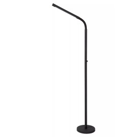 GILLY uzlādējama LED stāvlampa lasīšanai 6W 2700K melna (Lucide)