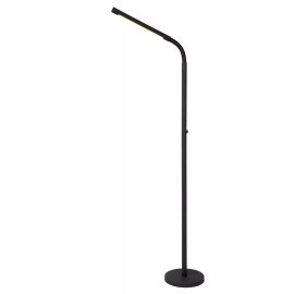 GILLY uzlādējama LED stāvlampa lasīšanai 6W 2700K melna (Lucide)