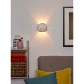 GIPSY sienas lampa 19,5 cm × 20 cm × 20 cm 1x40W balta (Lucide)