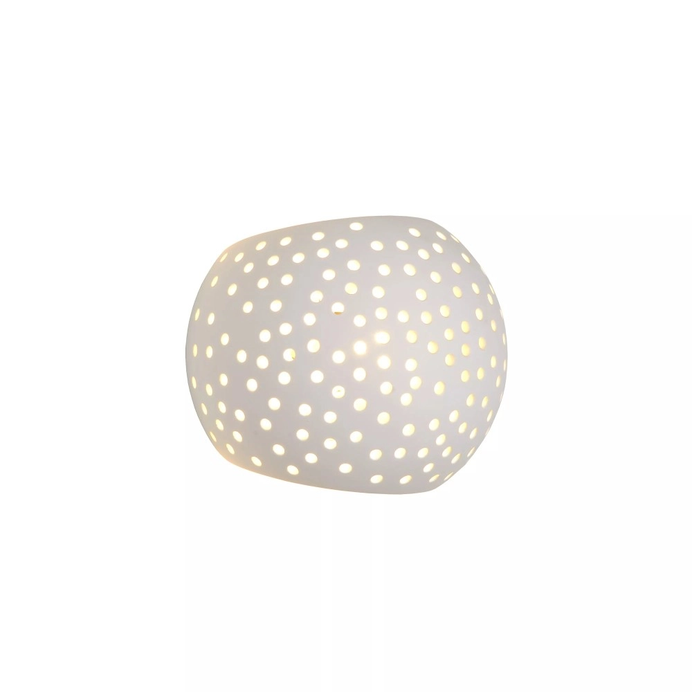 GIPSY sienas lampa 19,5 cm × 20 cm × 20 cm 1x40W balta (Lucide)