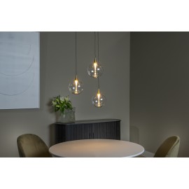 GISELA piekaramā lampa 3x4,3 W caurspīdīga (Lucide)