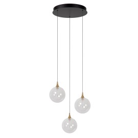GISELA piekaramā lampa 3x4,3 W caurspīdīga (Lucide)