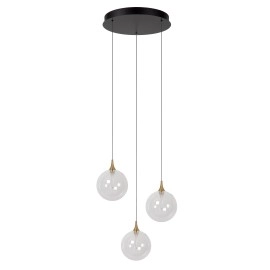 GISELA piekaramā lampa 3x4,3 W caurspīdīga (Lucide)