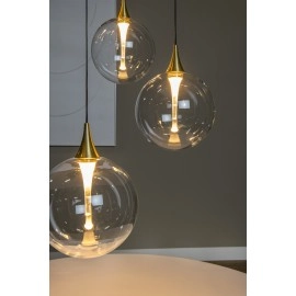 GISELA piekaramā lampa 5x3,8 W caurspīdīga (Lucide)