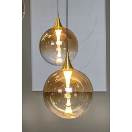 GISELA piekaramā lampa 5x3,8 W dzintara tonī (Lucide)