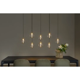 GISELA piekaramā lampa 8x3,9 W caurspīdīga (Lucide)