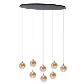 GISELA piekaramā lampa 8x3,9 W dzintara tonī (Lucide)
