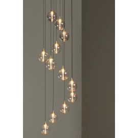 GISELA piekaramā lampa 12x3,5 W caurspīdīga (Lucide)