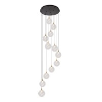 GISELA piekaramā lampa 12x3,5 W caurspīdīga (Lucide)