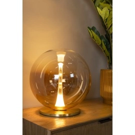 GISELA galda lampa 12 W dzintara tonī (Lucide)