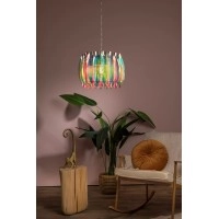 GLINSTAR piekarama lampa Ø40 cm 1xE27 daudzkrāsaina (Lucide)