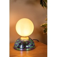 GLITZER Galda lampa Ø14 cm 1xG9 zila (Lucide)