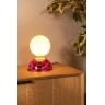 GLITZER Galda lampa Ø14 cm 1xG9 rozā (Lucide)