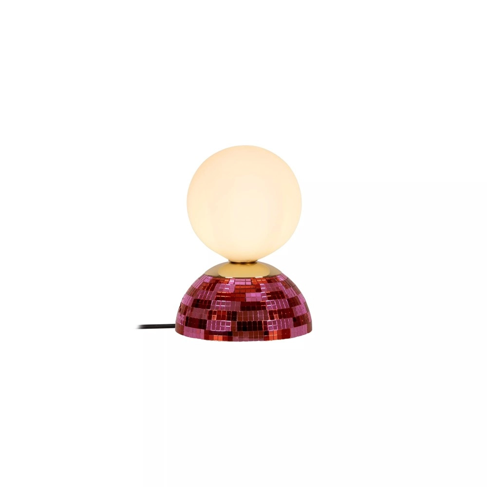 GLITZER Galda lampa Ø14 cm 1xG9 rozā (Lucide)