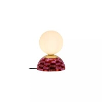 GLITZER Galda lampa Ø14 cm 1xG9 rozā (Lucide)