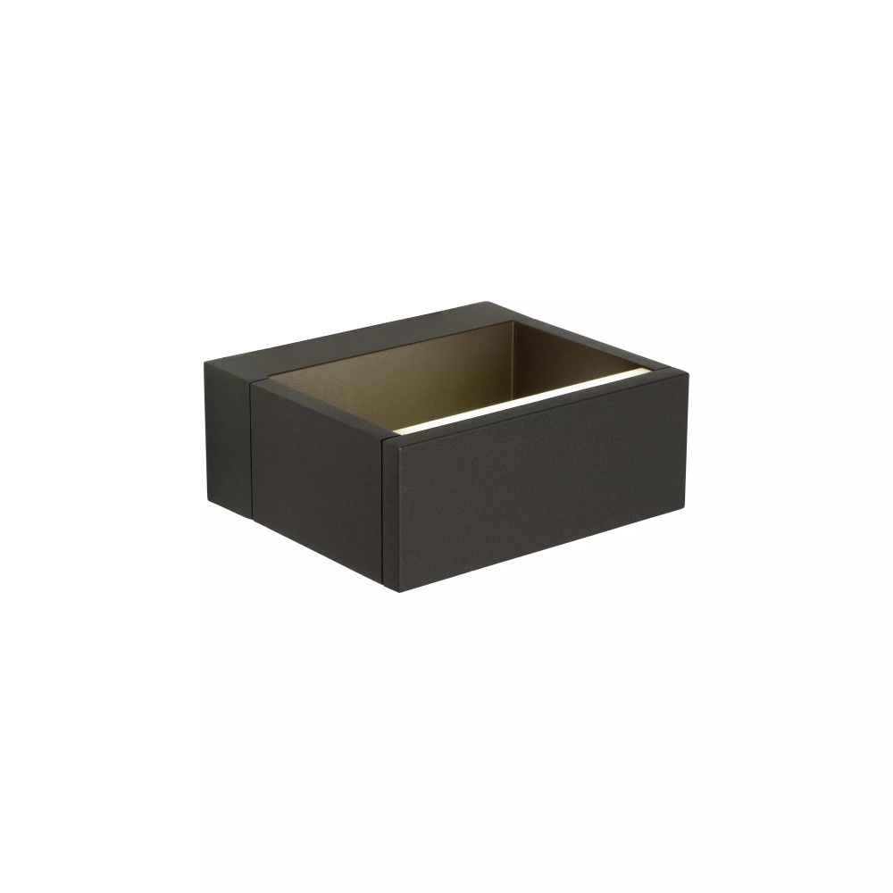 GOA āra sienas lampa LED 1 × 10 W 3000K antracīta (Lucide)