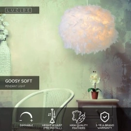 GOOSY SOFT piekarama lampa Ø50 cm 1xE27 balta (Lucide)