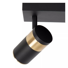 GORIK griestu prožektors 3xGU10 melns (Lucide)