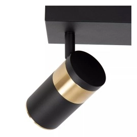 GORIK griestu prožektors 3xGU10 melns (Lucide)