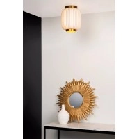 GOSSE plafons 1x40 W E27 Ø19.5 cm balta (Lucide)