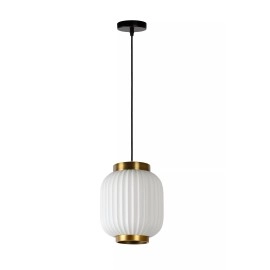 GOSSE piekaramā lampa 1x40 W E27 Ø19.5 cm balta (Lucide)