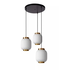 GOSSE piekaramā lampa 3x40 W E27 54.5 cm balta (Lucide)
