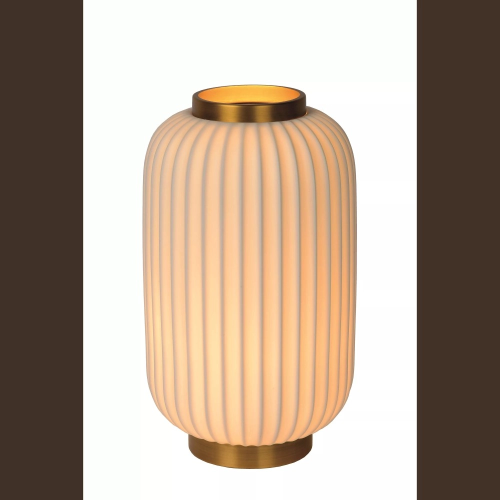 GOSSE galda lampa Ø19,7 cm 1xE14 40 W balta (Lucide)