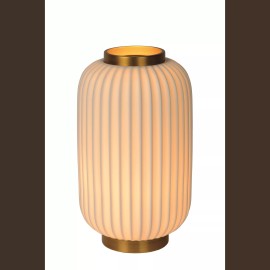 GOSSE galda lampa Ø19,7 cm 1xE14 40 W balta (Lucide)