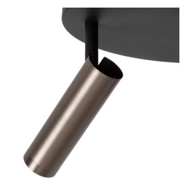 GRADO griestu prožektors 3xGU10 (MR11) pelēkā dzelzs tonī (Lucide)