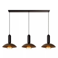 GRANTHAM piekaramā lampa 3xE27 40 W kafijas/melnā krāsā (Lucide)