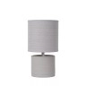 GREASBY galda lampa Ø14 cm 1 x 40 W E14 pelēka (Lucide)