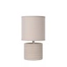 GREASBY galda lampa Ø14 cm 1 x 40 W E14 krēmkrāsa (Lucide)