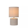 GREASBY galda lampa Ø14 cm 1 x 40 W E14 krēmkrāsa (Lucide)
