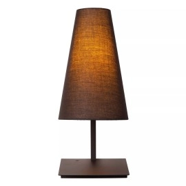 GREGORY naktsgaldiņa/sienas lampa 1x60 W E27 19.8×18 cm melna (Lucide)