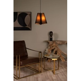 GREGORY piekaramā lampa 3x60 W E27 Ø34.3 cm melna (Lucide)