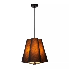 GREGORY piekaramā lampa 3x60 W E27 Ø34.3 cm melna (Lucide)